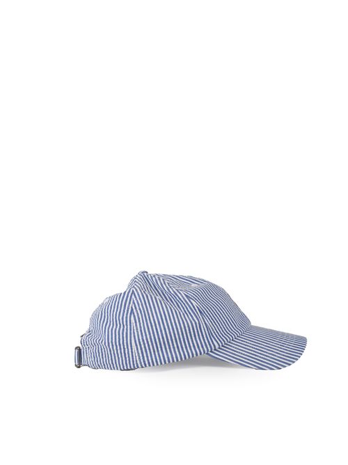 Cappello Seersucker a righe POLO RALPH LAUREN | 211967368001